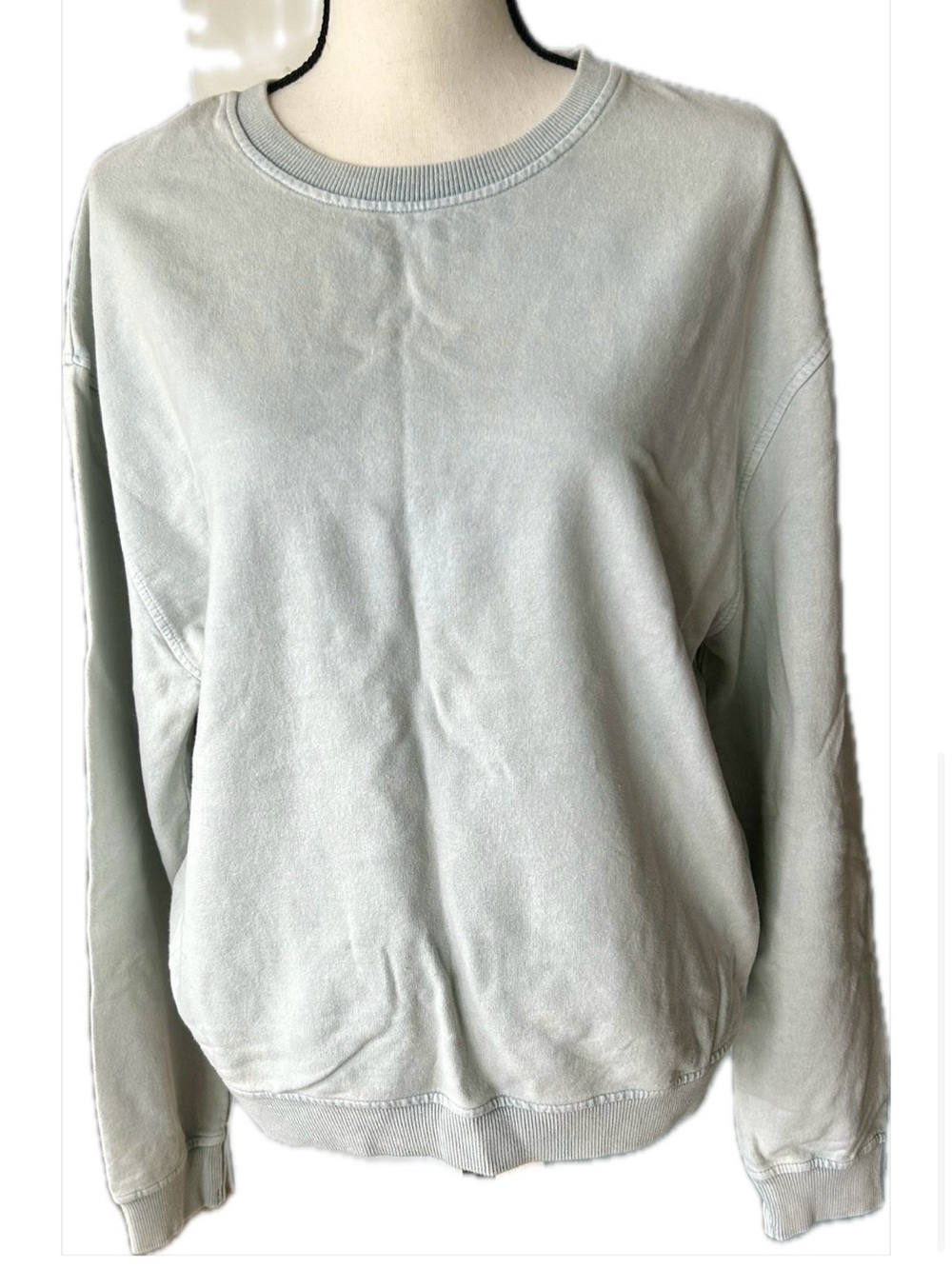 Topshop Powder Blue Crewneck Sweatshirt NWT, M